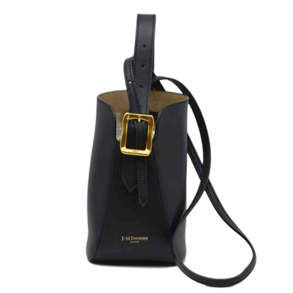 J&M Davidson Nanoquiver Bucket Smooth Leather Bag